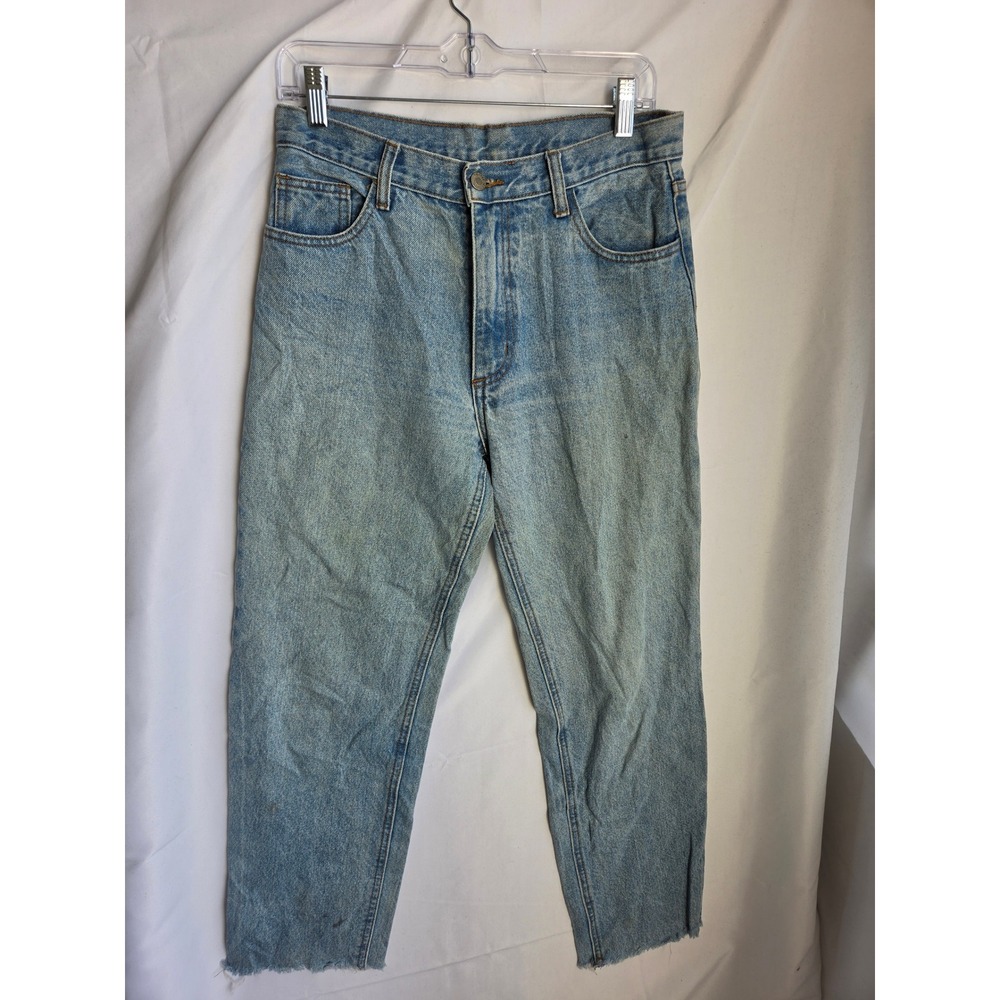 John Galt Straight Leg Jeans Womens  Light Blue Light Wash Regular High Leg